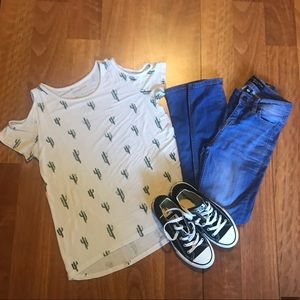 Grayson Social Cactus Print Tee